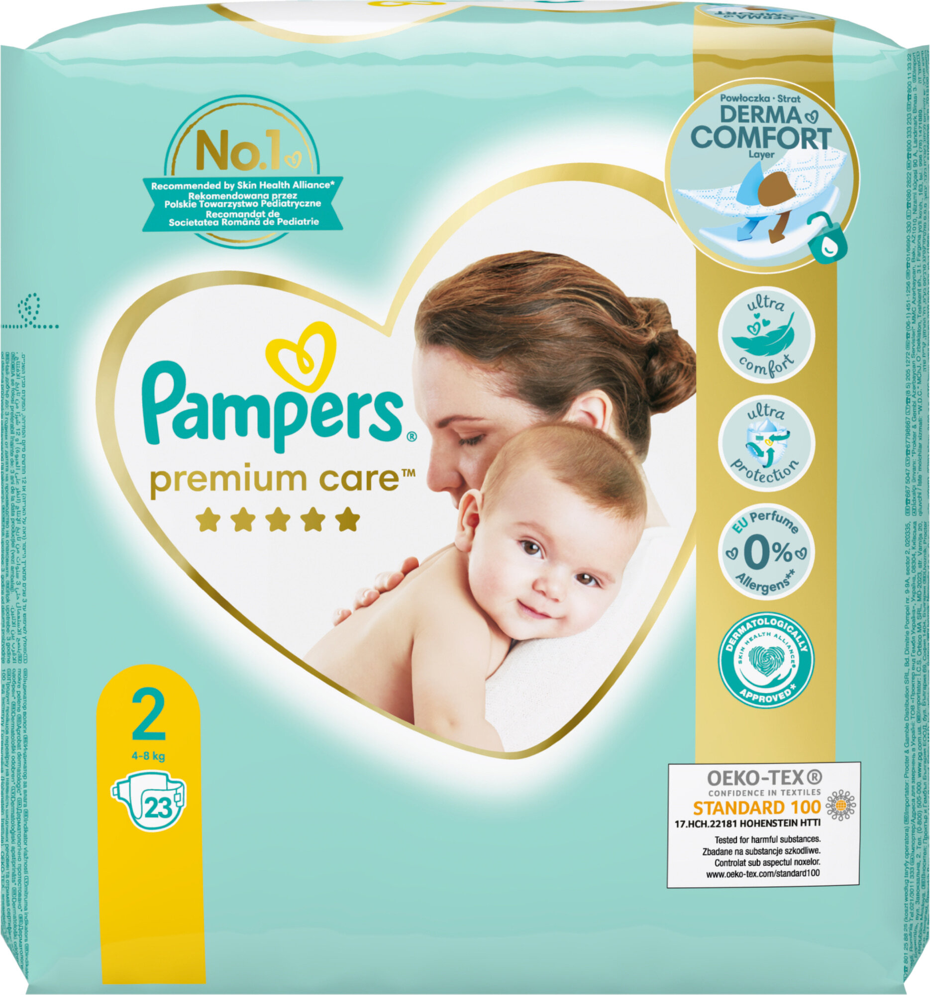 pampers premium care ile sztuk