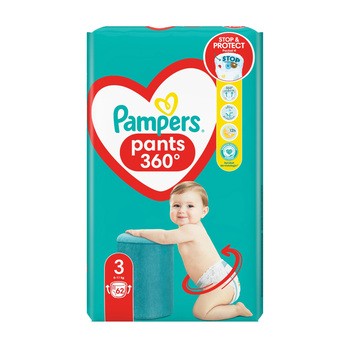 pampers niebiesko-zielone