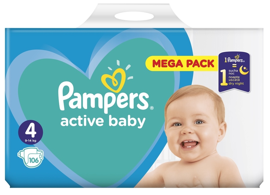 pampers sleep&play pieluchy jednorazowe rozmiar 4 maxi 9-14 kg