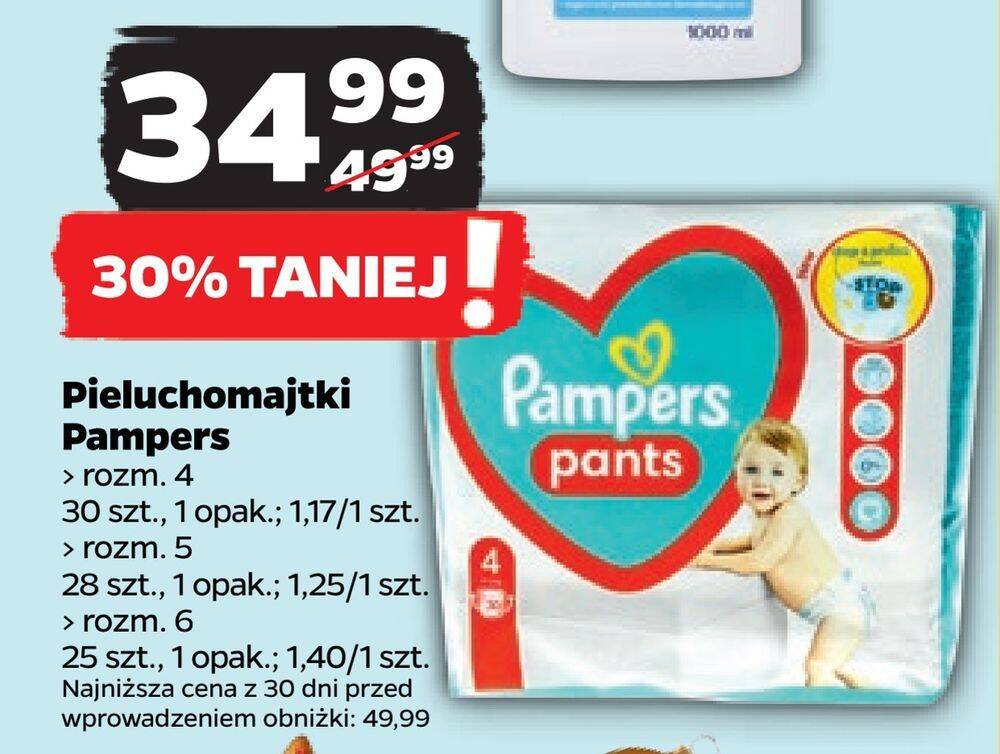 cena tylko z kartą rossnę pampers new baby-dry