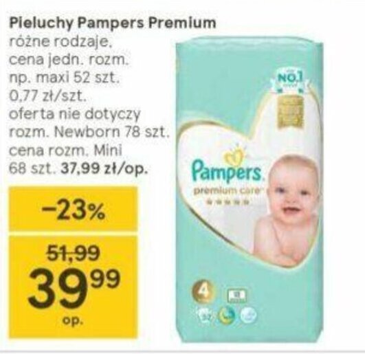 pampers premium care 3 120 cena