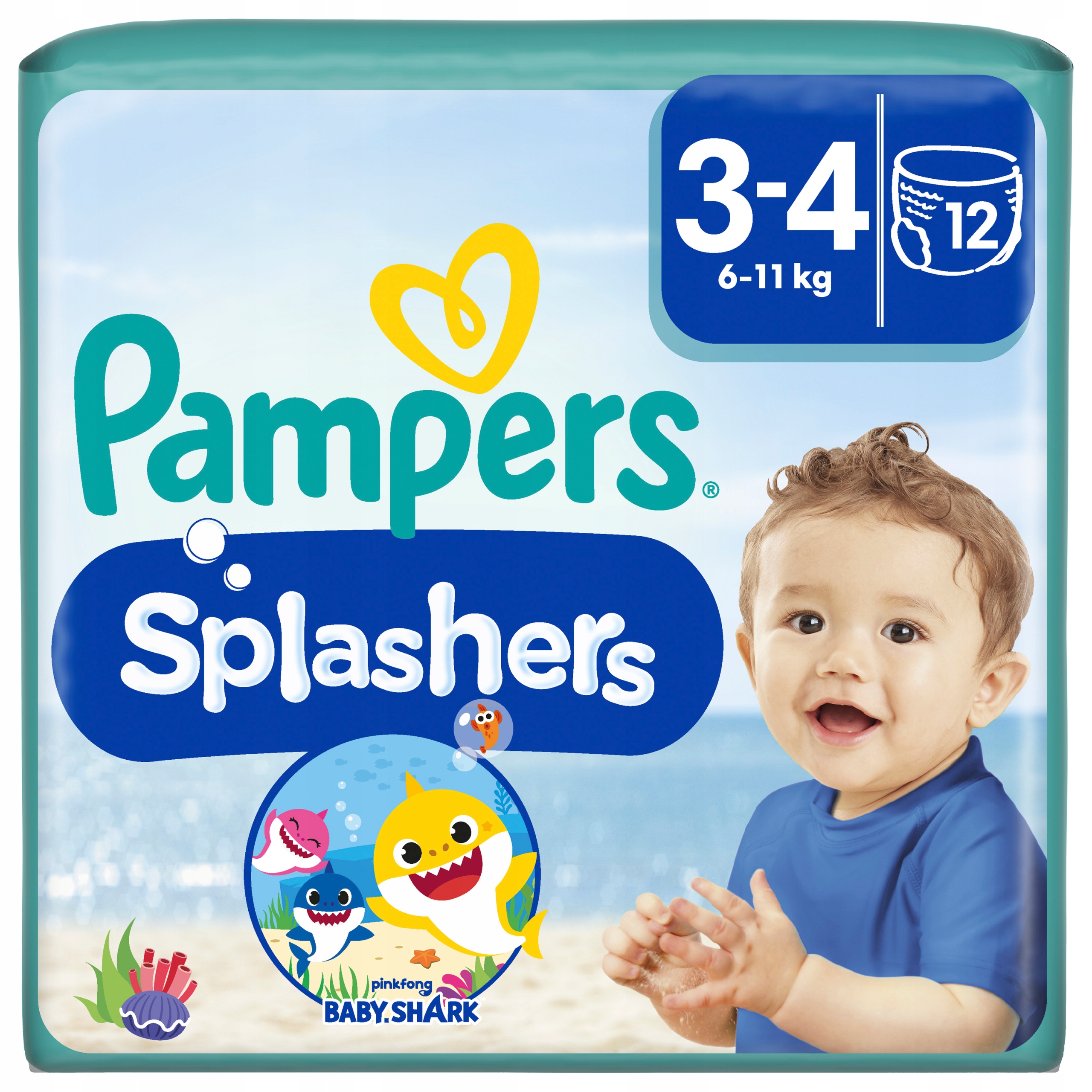 pampers od 6-12 ile sztuk w paczce